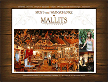 Tablet Screenshot of museumsheuriger-mallits.at